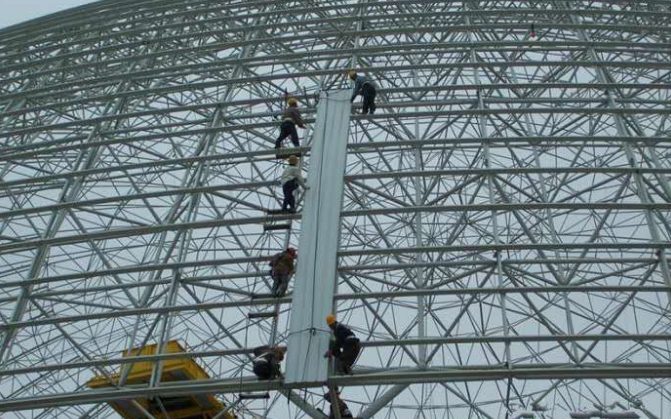 什邡网架装配好以后应当留神哪八项验收事件